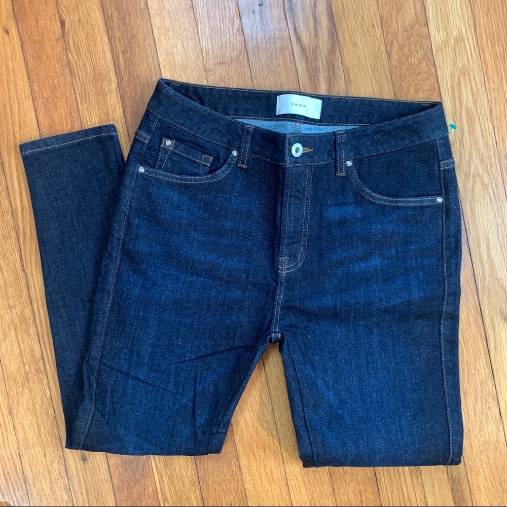 Sene custom denim cropped/short jean